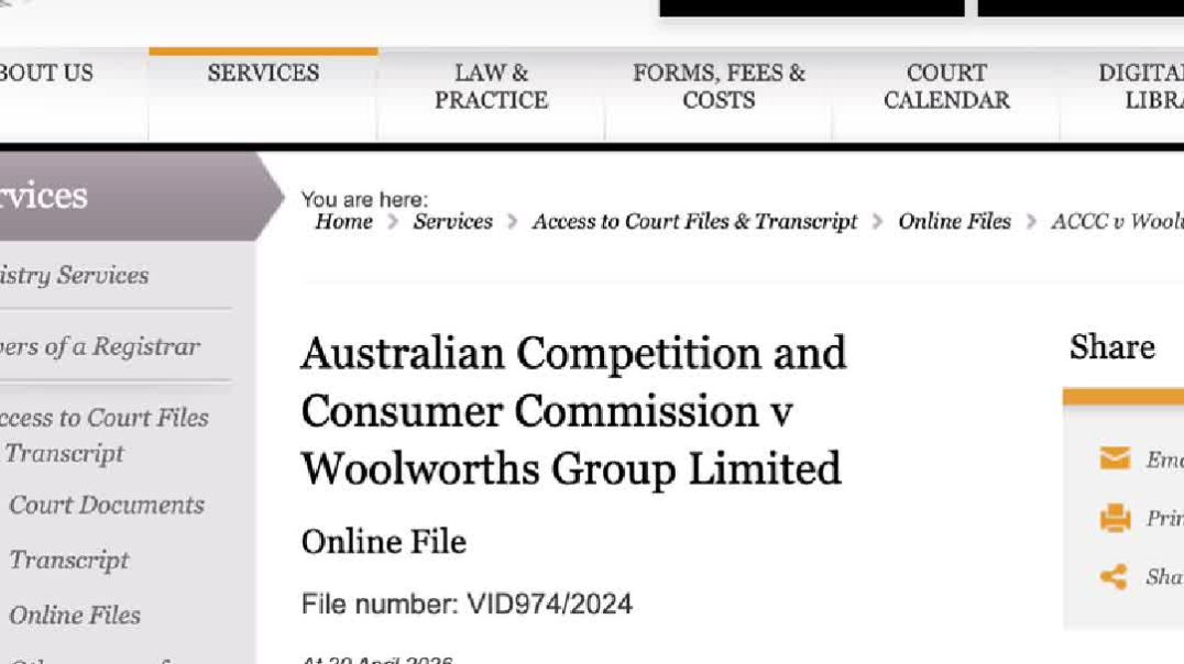 抨击Woolworths “营销魔术"的开庭日 The court hearing to criticize Woolworths'"marketing magic&am